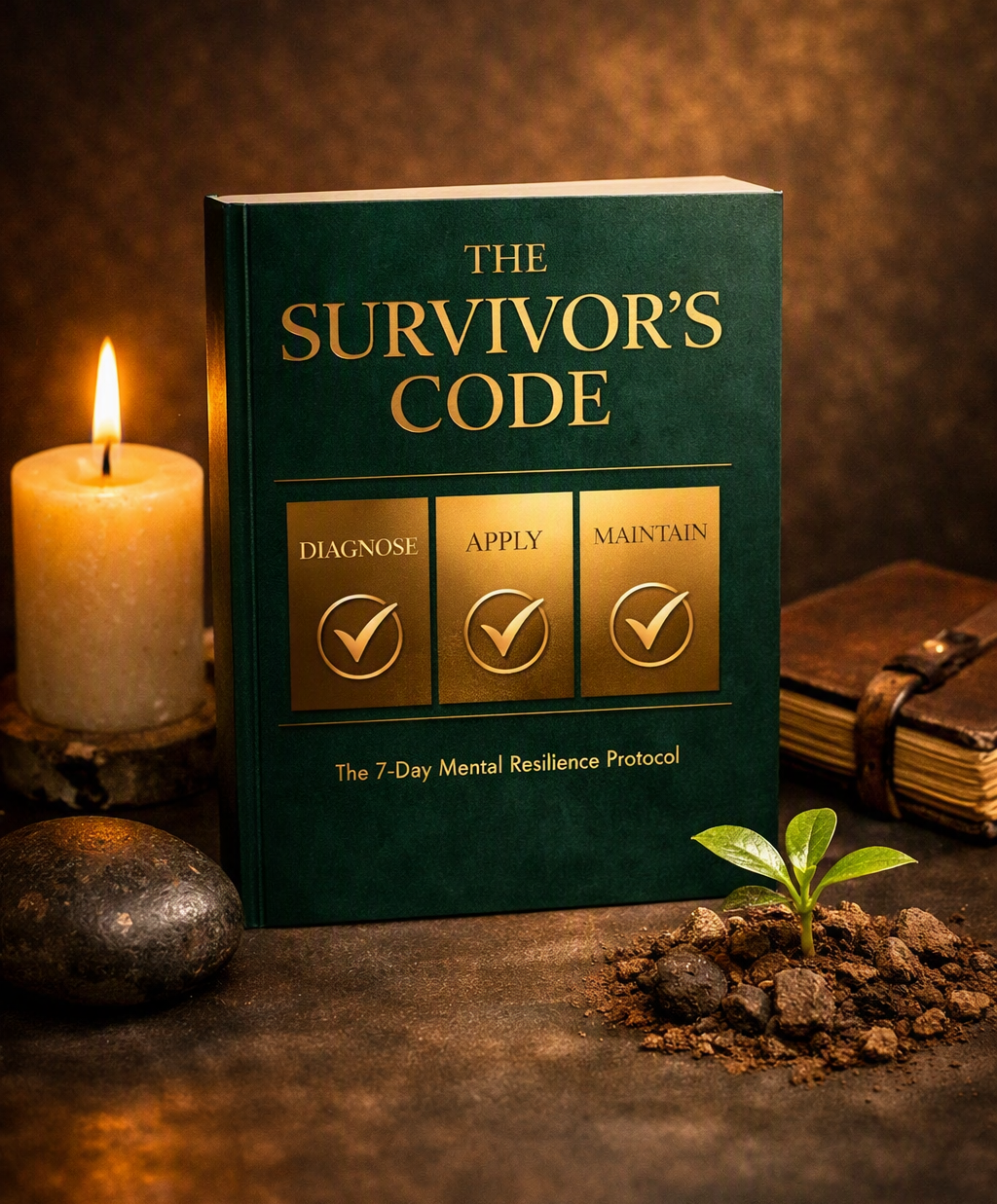 The Survivor's Code - 7-Day Mental Resilience Protocol Book Cover